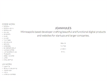 Tablet Screenshot of jeanhules.com